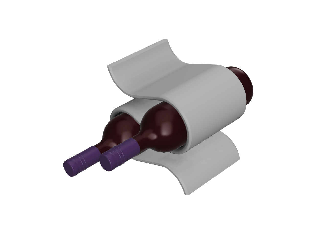 Curved Wine Rack