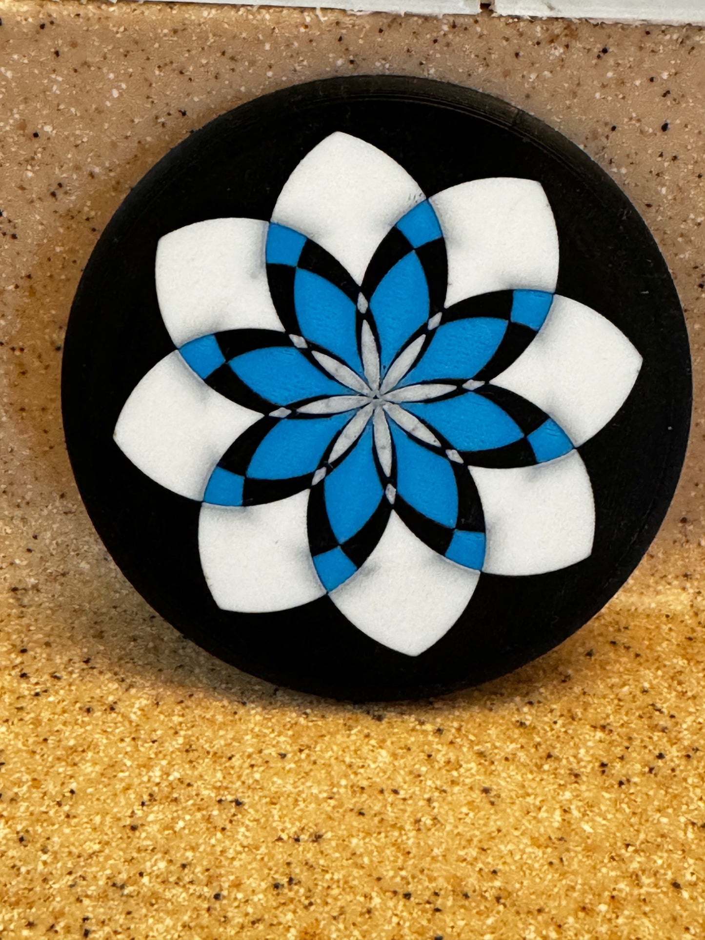 Blue and White flower Coaster