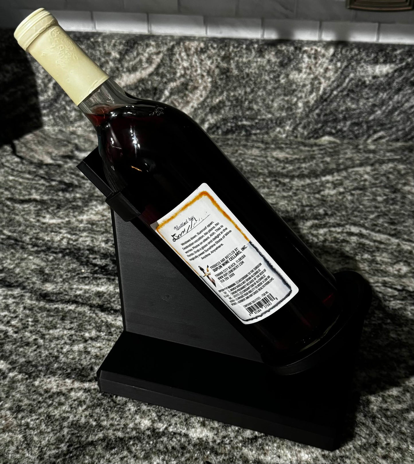 Angled Wine Holder