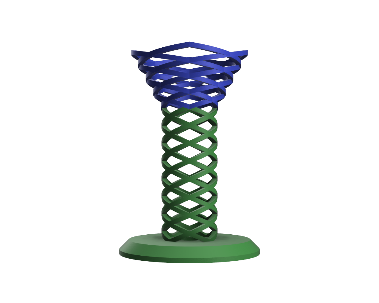 Spiral Flower Wine Holder