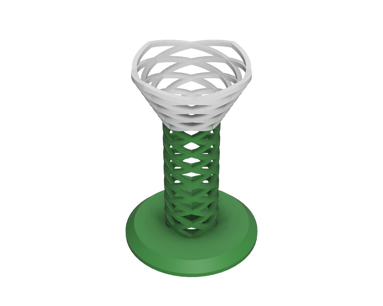 Spiral Flower Wine Holder
