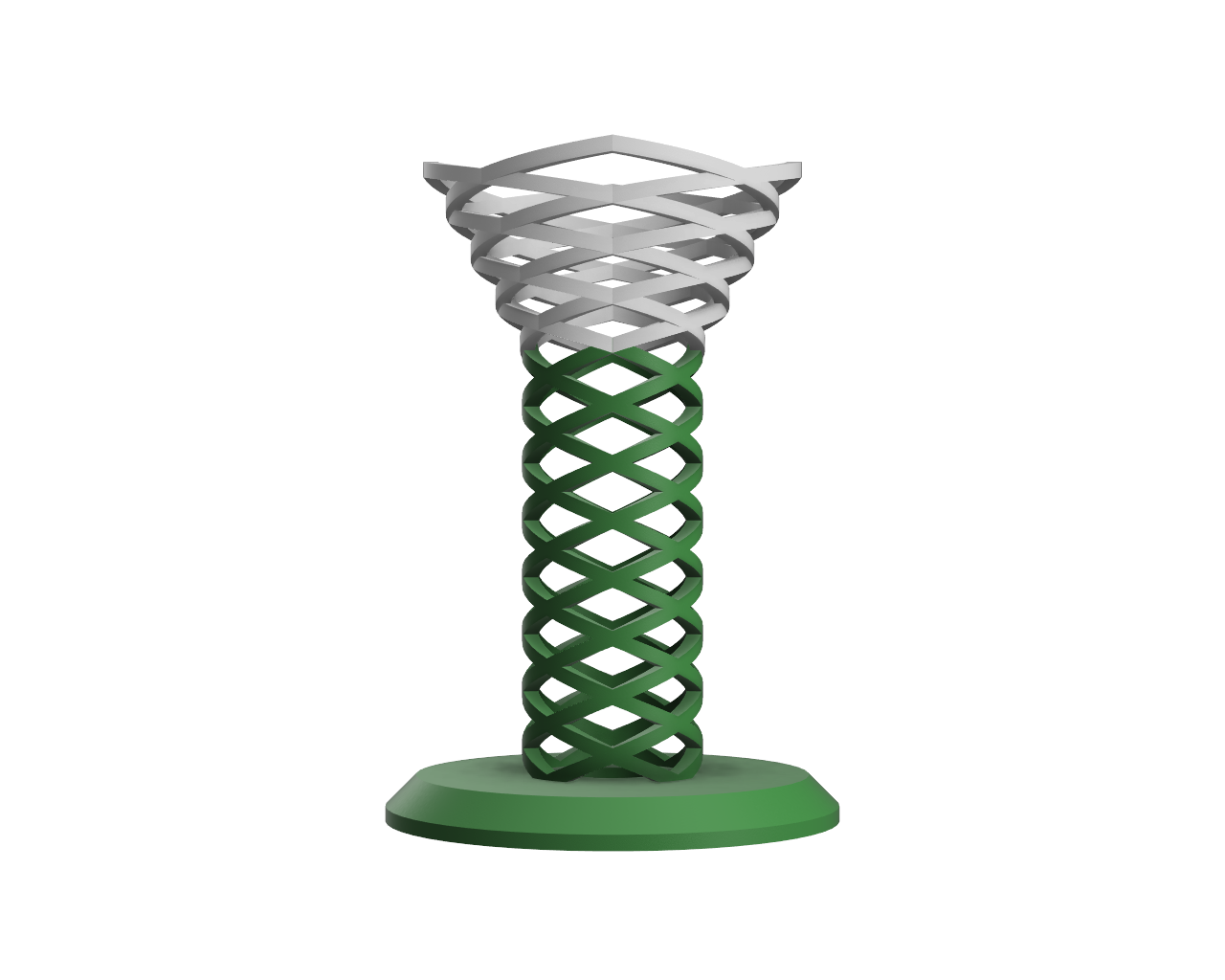 Spiral Flower Wine Holder
