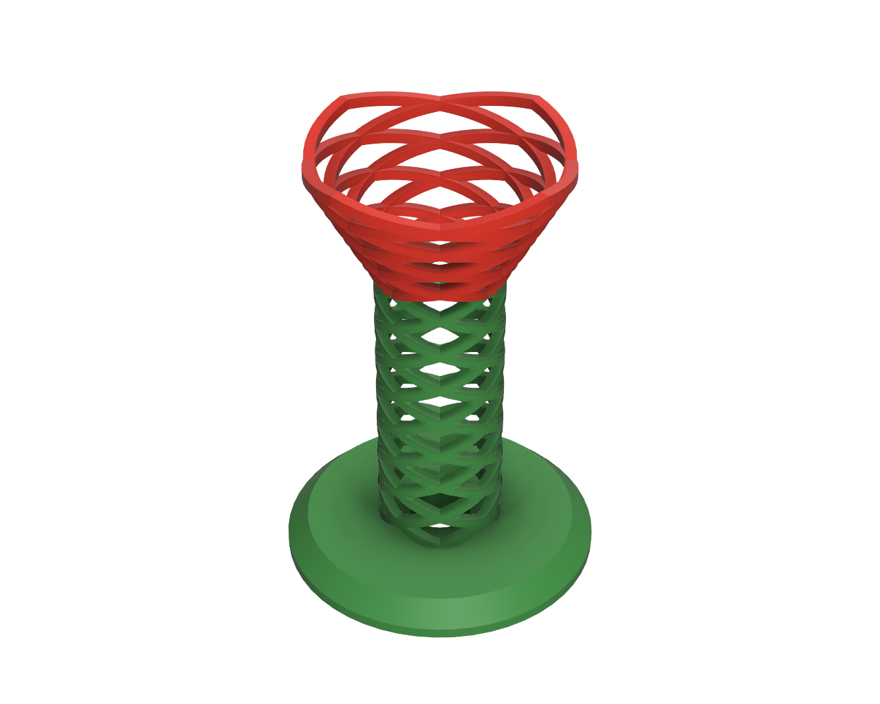 Spiral Flower Wine Holder