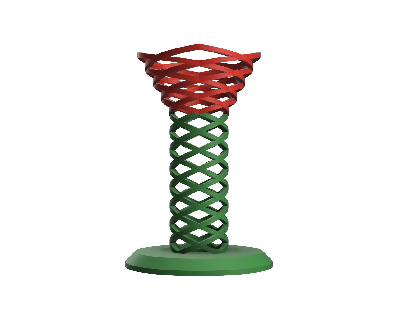 Spiral Flower Wine Holder
