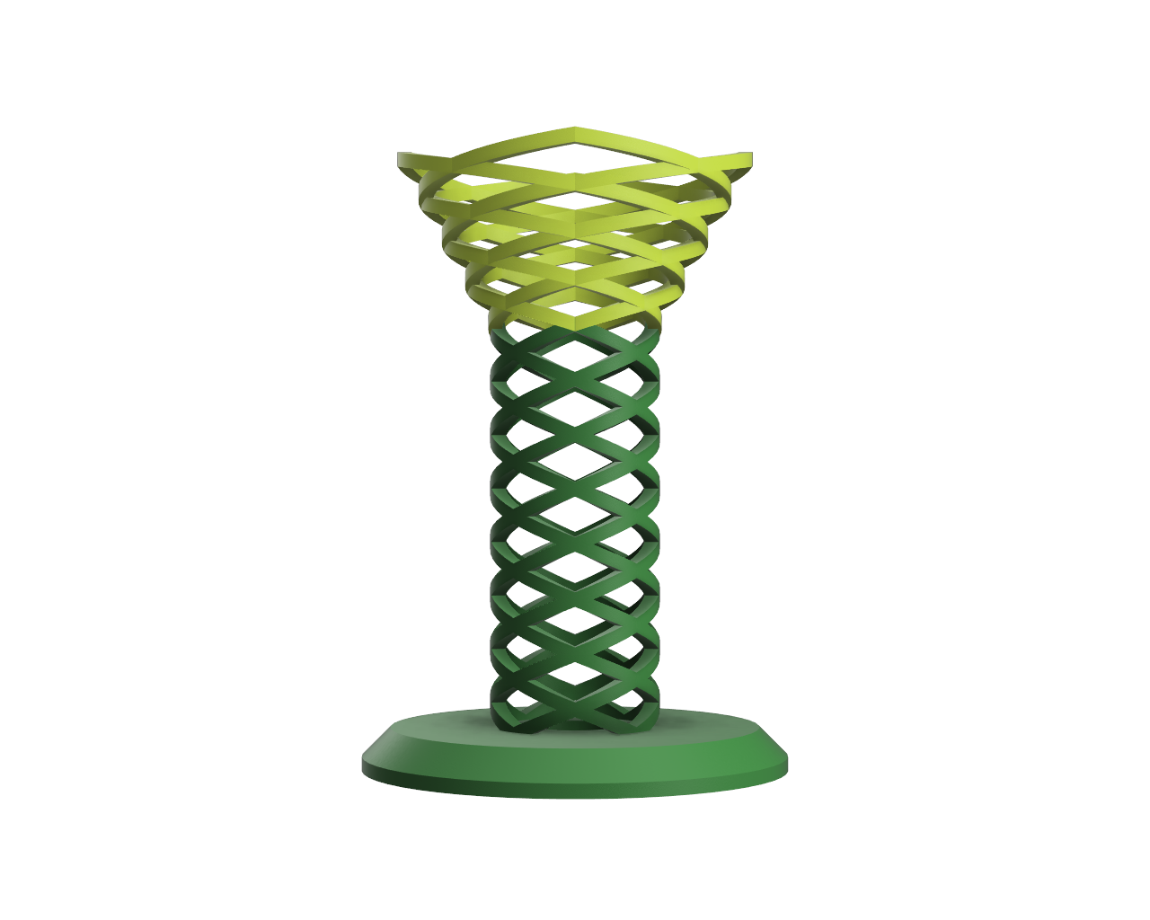 Spiral Flower Wine Holder