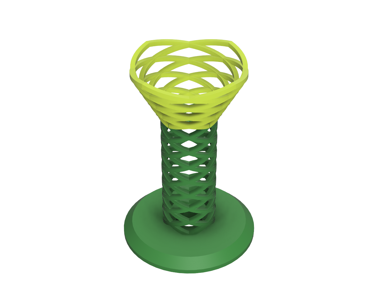 Spiral Flower Wine Holder