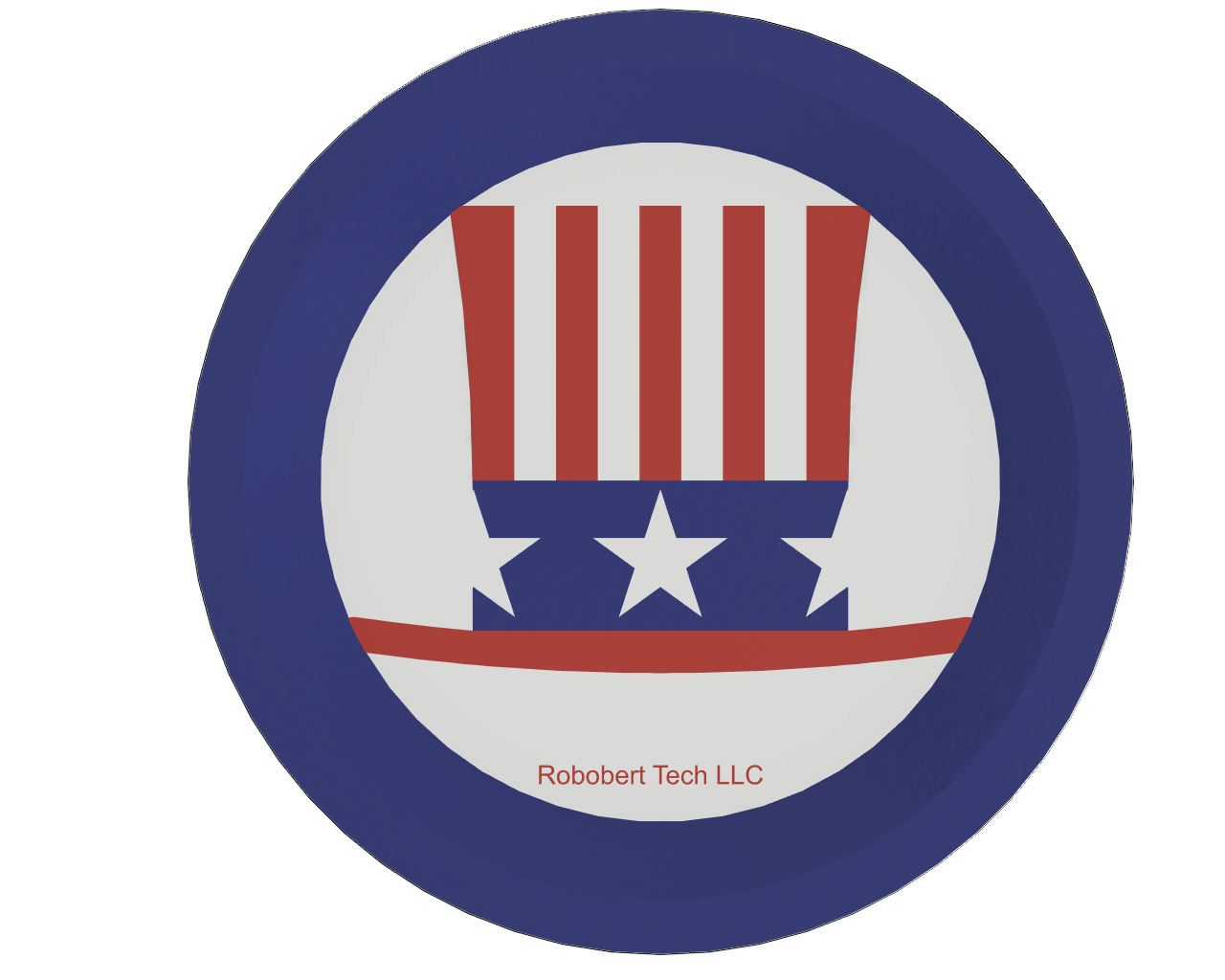 Uncle Sam Hat Decorative Plate