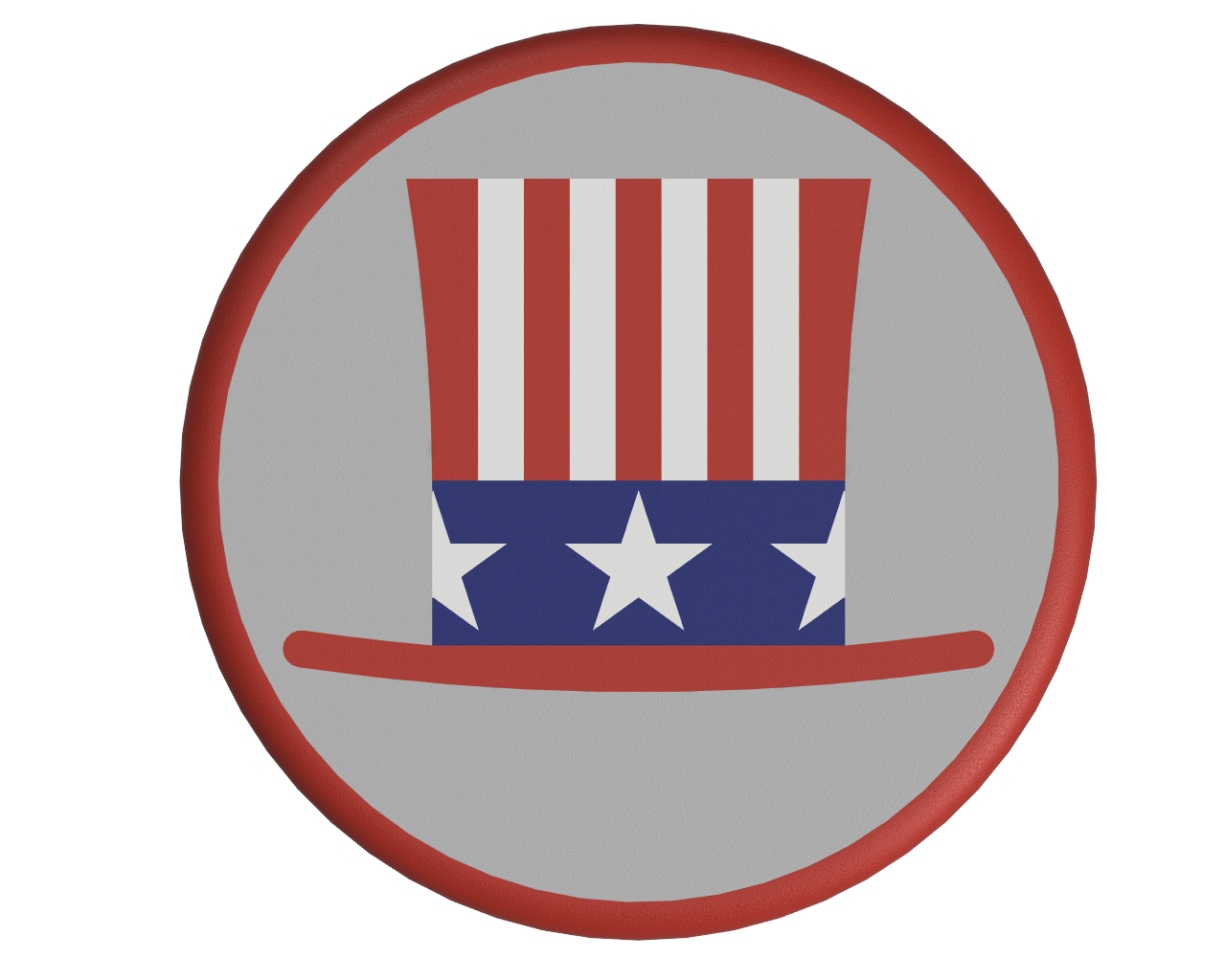 Uncle Sam's Hat Coaster