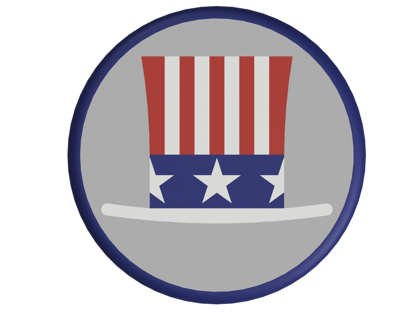 Uncle Sam's Hat Coaster