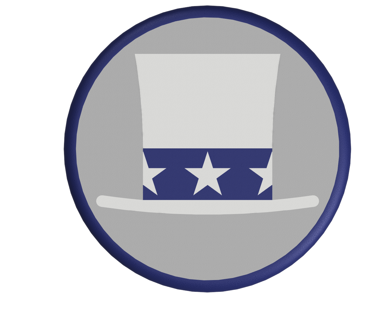 Uncle Sam's Hat Coaster
