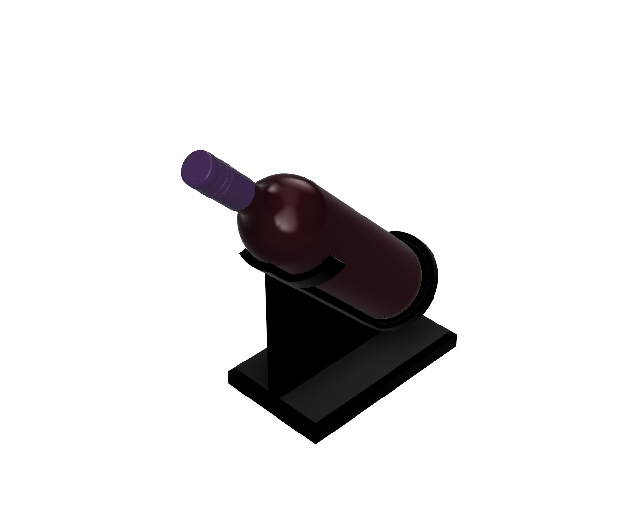 Angled Wine Holder