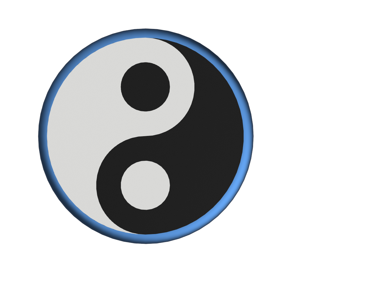 Yin Yang Coaster