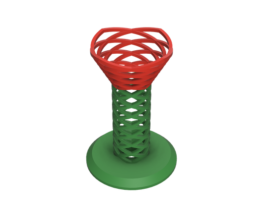 Spiral Flower Wine Holder