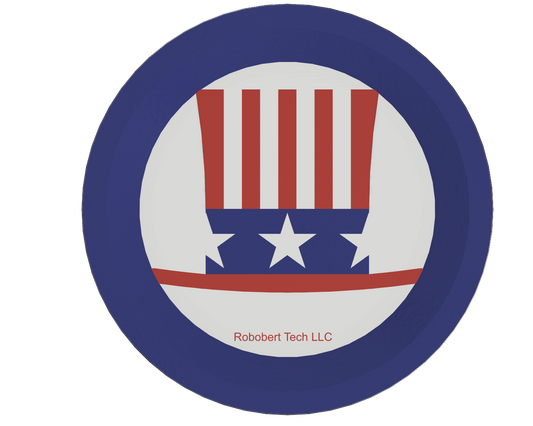 Uncle Sam Hat Decorative Plate