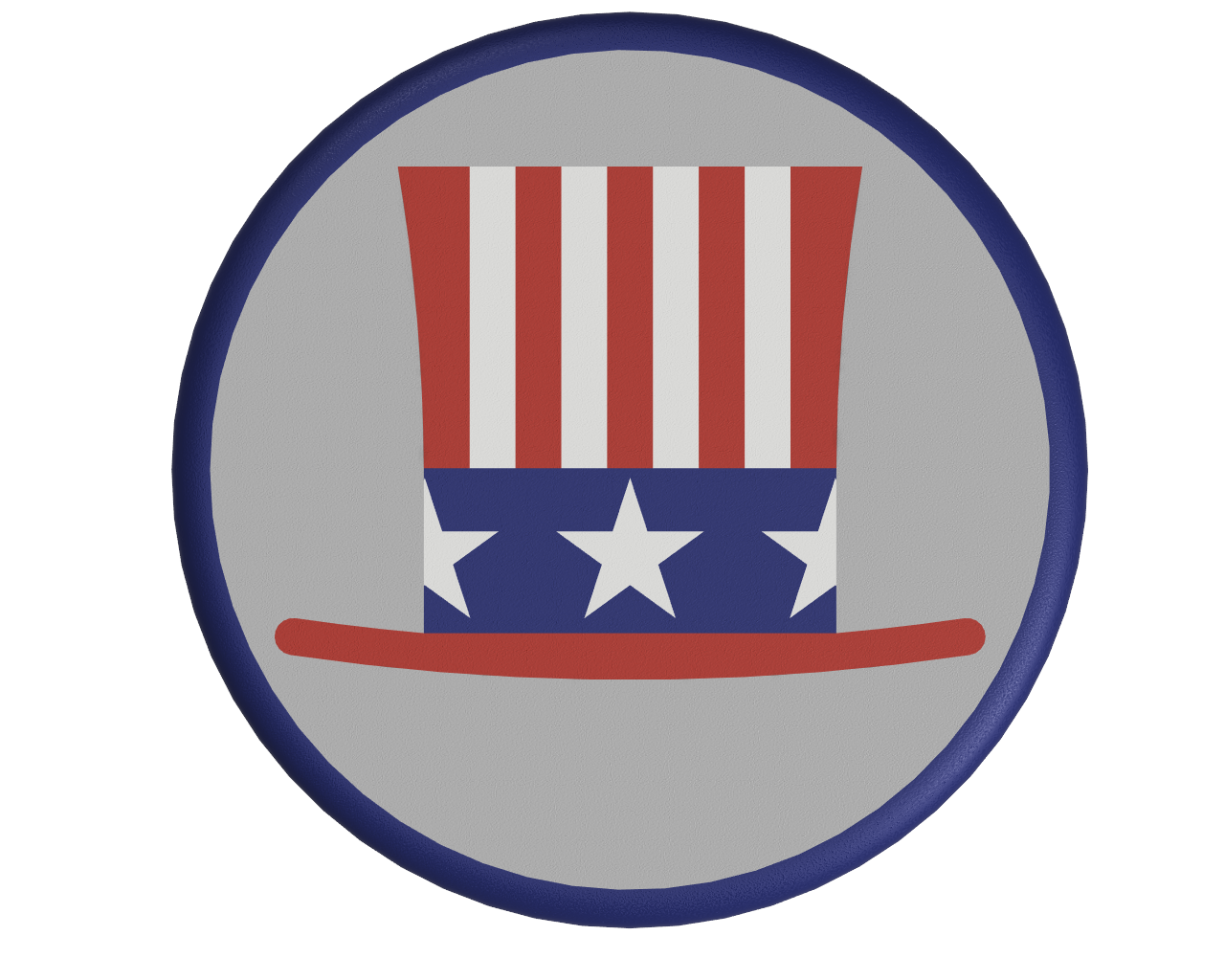 Uncle Sam's Hat Coaster