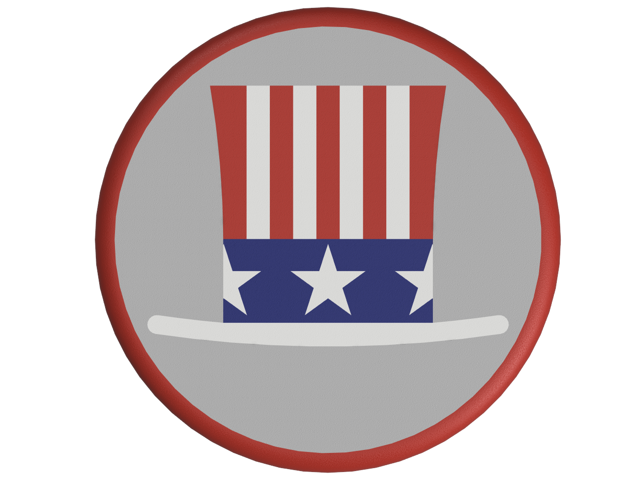 Uncle Sam's Hat Coaster