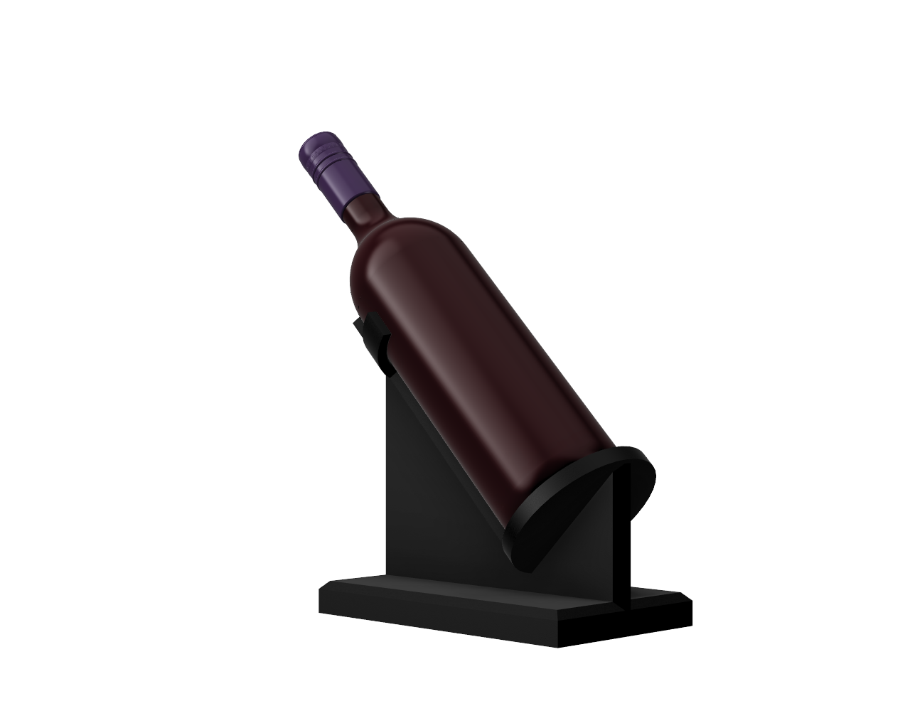 Angled Wine Holder